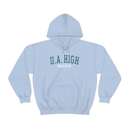 U A High Boku Academia Hoodie, My Hero Hoodies Minimal Anime Merch