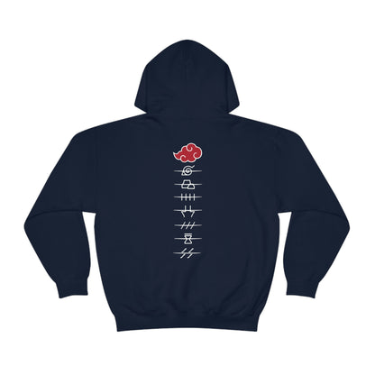 Red Cloud Front and back Japanese Hoodies Akatski Cloud Symbol Women Men Hoodie