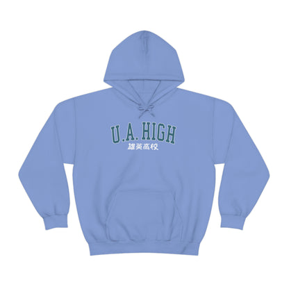 U A High Boku Academia Hoodie, My Hero Hoodies Minimal Anime Merch