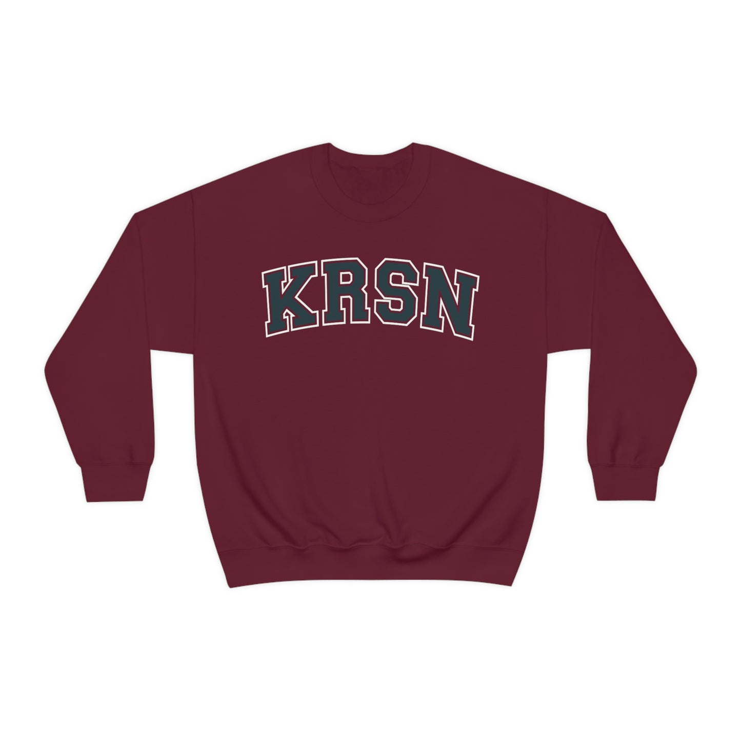 KRSN Crewneck Sweatshirt Volleyball College Nekomas KRSN High Volleyball Club FLY Karasuns