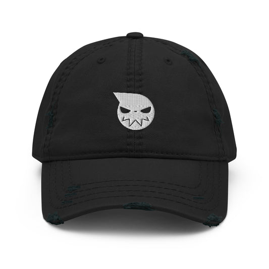 Soul Embroidered Dad Hat symbol Death the Skull Eat Distressed