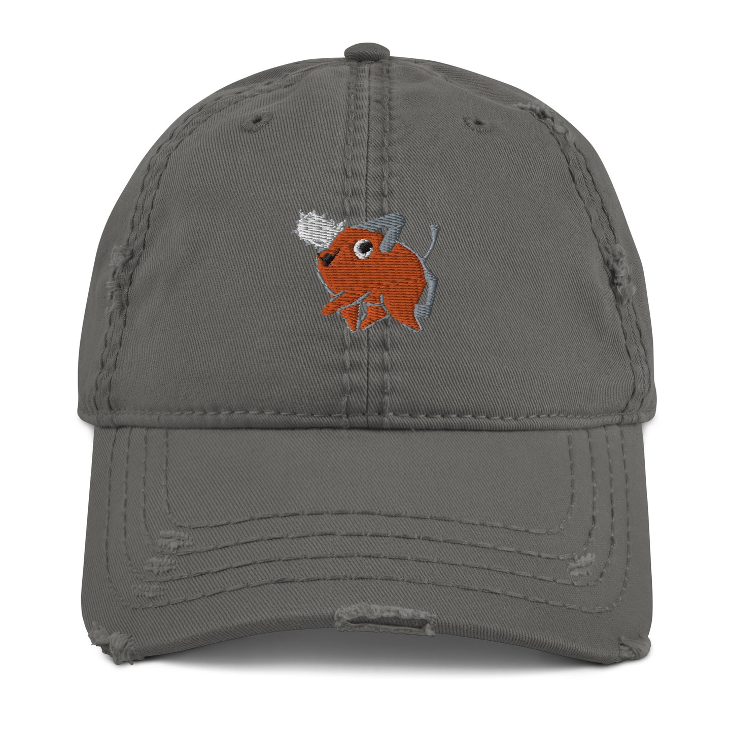 Pochitas dog Distressed Dad Hat Csms