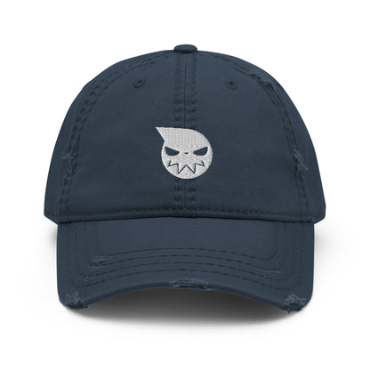 Soul Embroidered Dad Hat symbol Death the Skull Eat Distressed