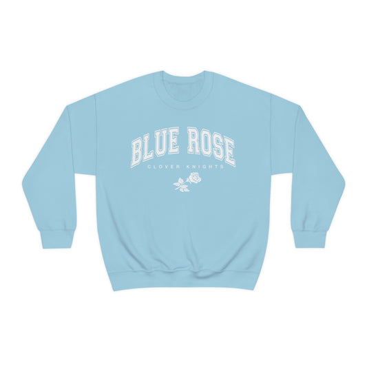Blue Rose sweatshirt crew neck