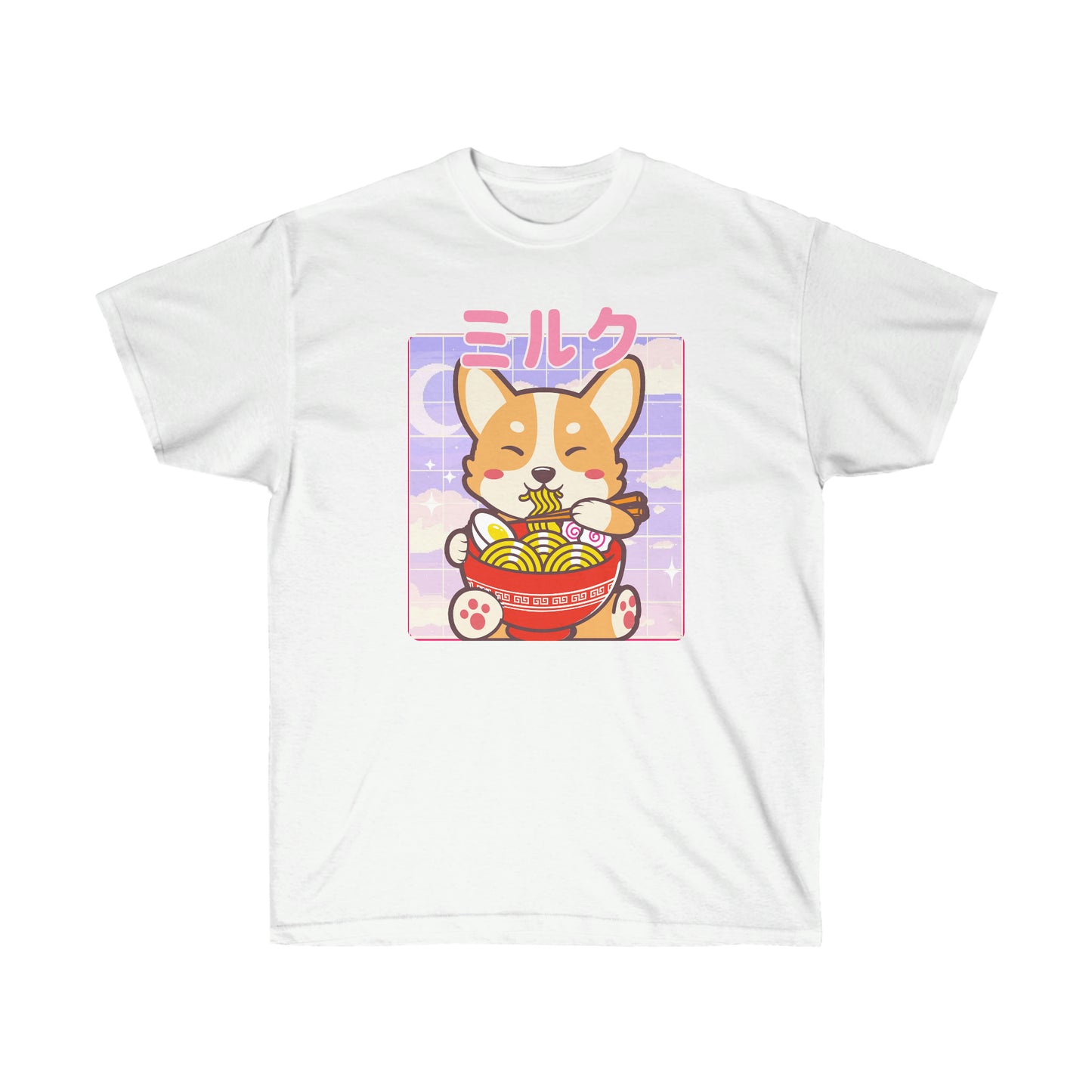 Shiba Inu shirt Ramen Cute Kawaii Boba Tea Cute Chibi Japanese Yume Kawaii Boba Tea Kawaii clothing T-shirt clothing pocket
