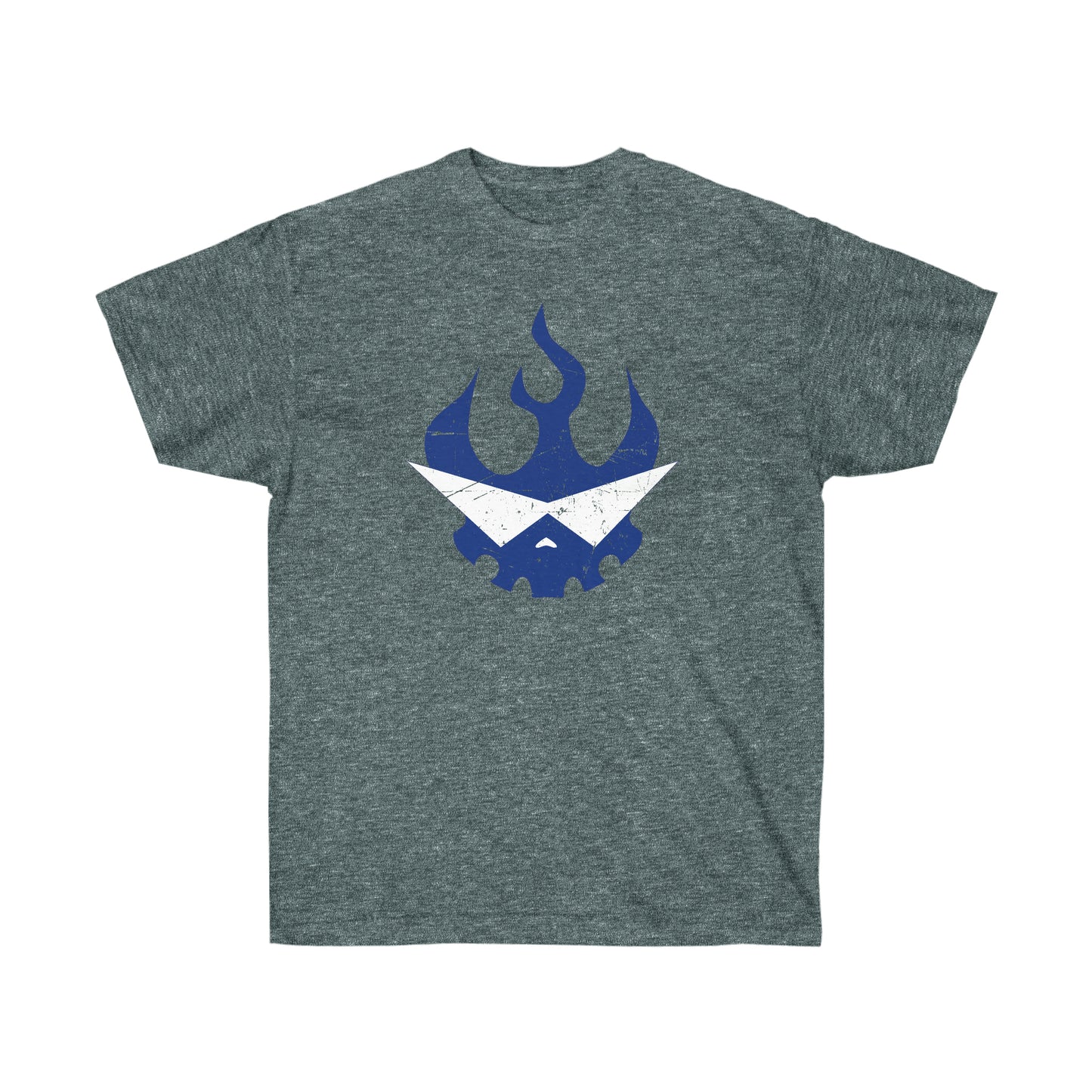 Gurrens Laganns shirt distressed logo typography Classic T-Shirt Vintage blue
