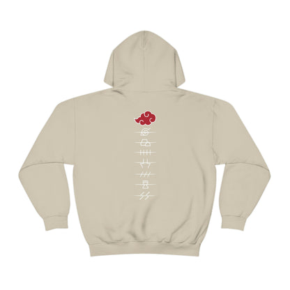 Red Cloud Front and back Japanese Hoodies Akatski Cloud Symbol Women Men Hoodie