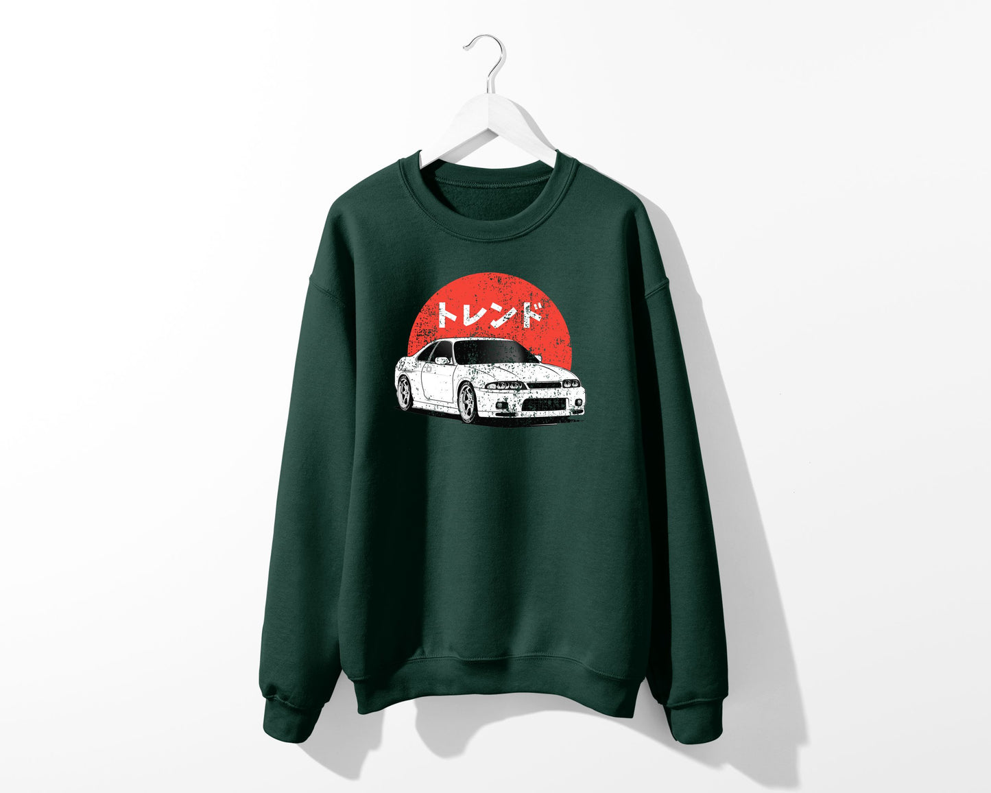 Japanese JDM Car sweatshirt Anime Initial Mazda RX7 Streetwear Pullover sweater