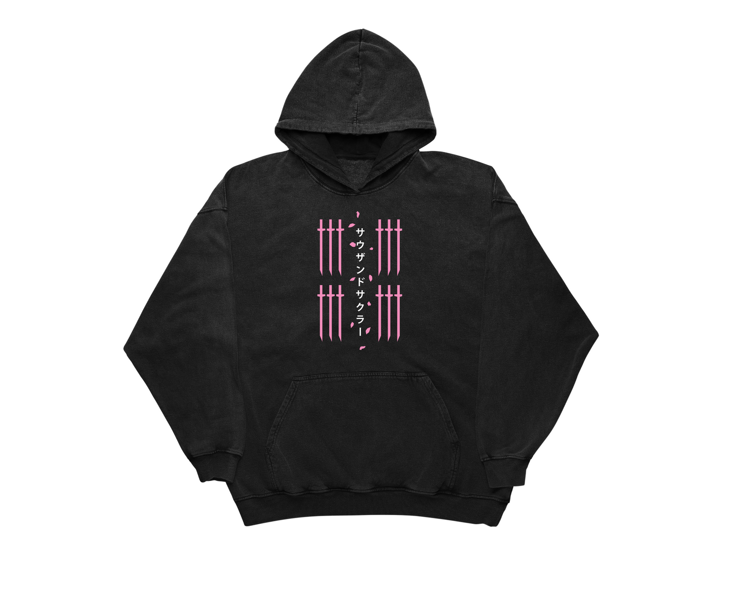 Senbonzakura Sakura Artwork Hoodie Japanese Cherry Blossom Aesthetic Hoodie Cherry Blossoms sweatshirt hooded