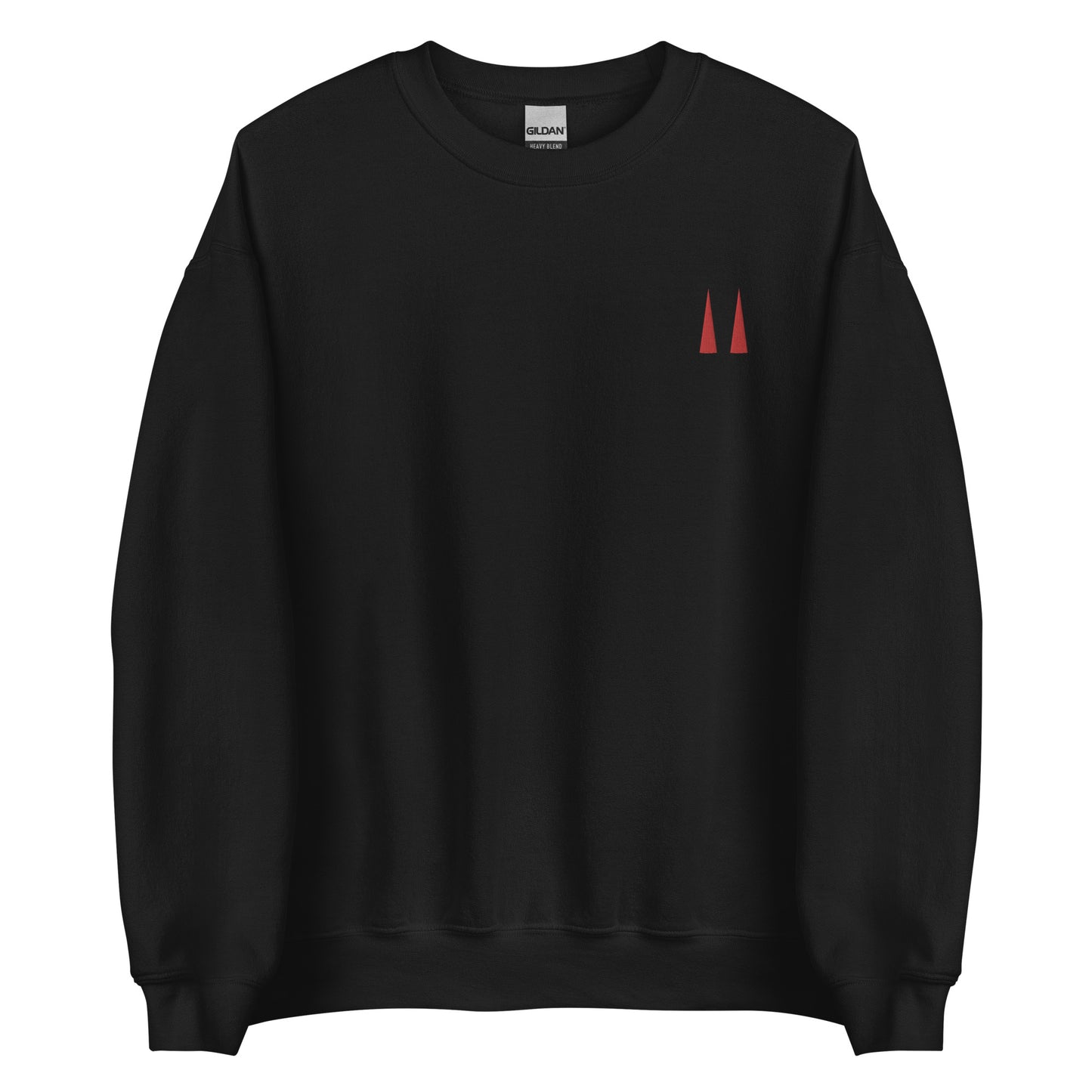 Powers Zero Horns Sweatshirt Red Embroidery sweater pullover