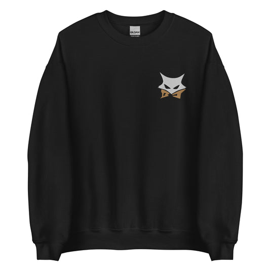 Black jackal embroidered Sweatshirt