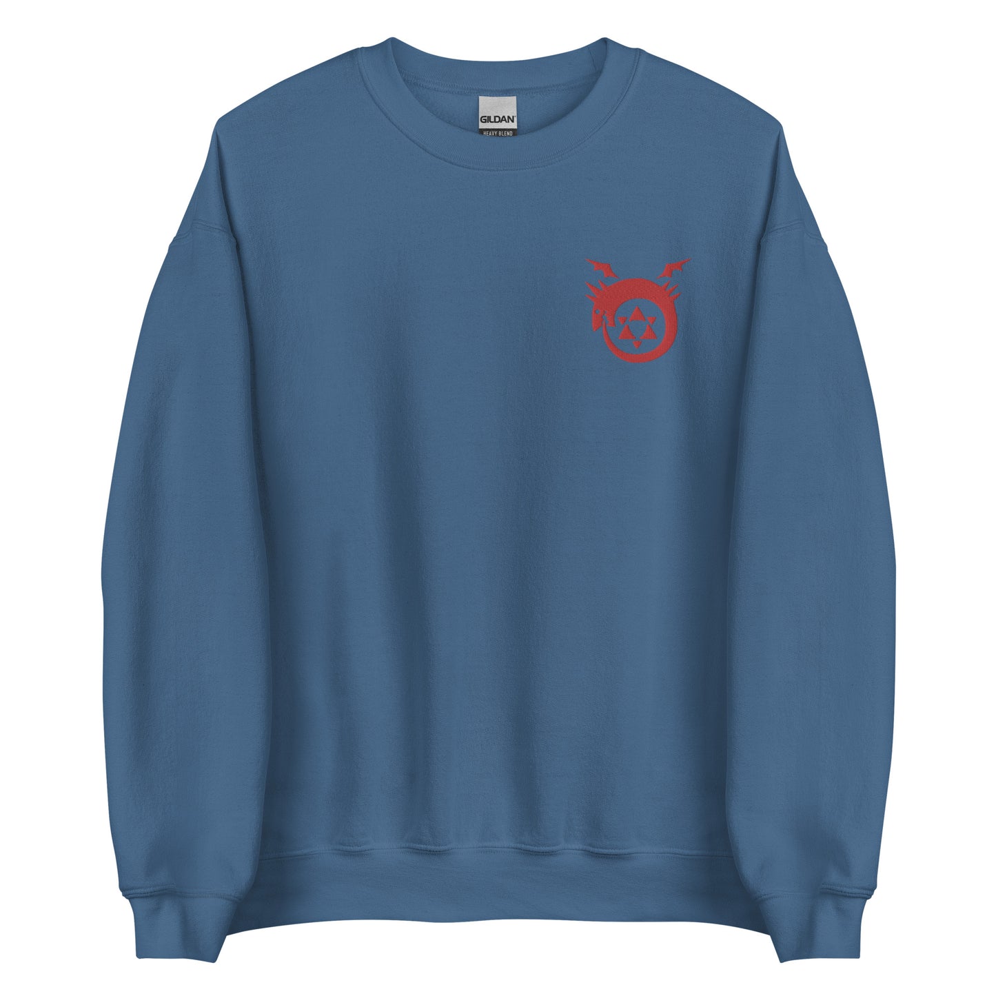 FMAs inspired Homunculus Embroidered Crewneck Sweatshirt