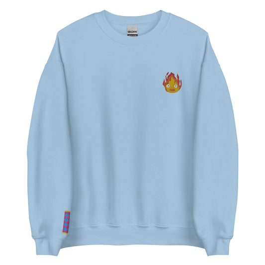 Howl Fire Sweatshirt crew neck sweater