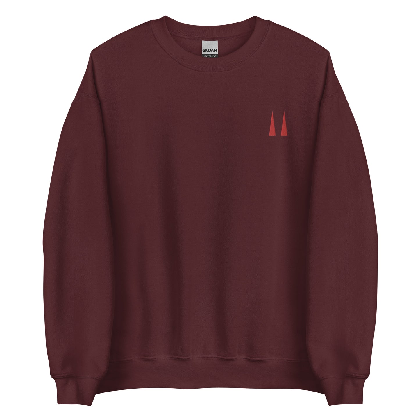 Powers Zero Horns Sweatshirt Red Embroidery sweater pullover