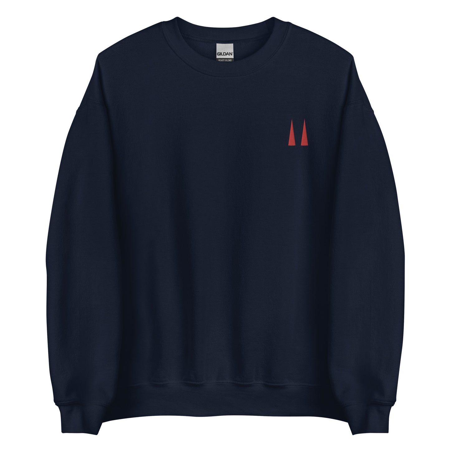 Powers Zero Horns Sweatshirt Red Embroidery sweater pullover