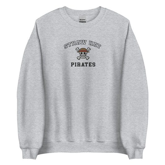 Straw hats Sweatshirt Pirates Anime Embroidered Sweater