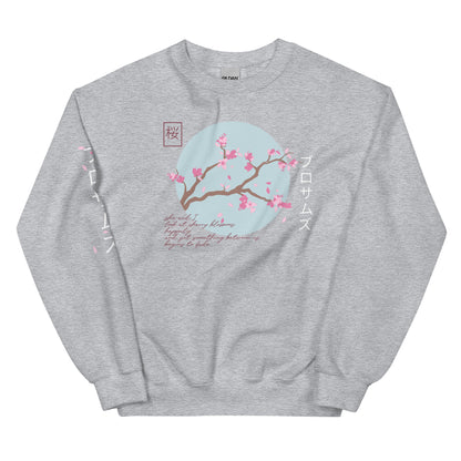 Cherry Blossom sweatshirt Japanese Cherry Blossoms Aesthetic Sakura Flower Harajuku Streetwear