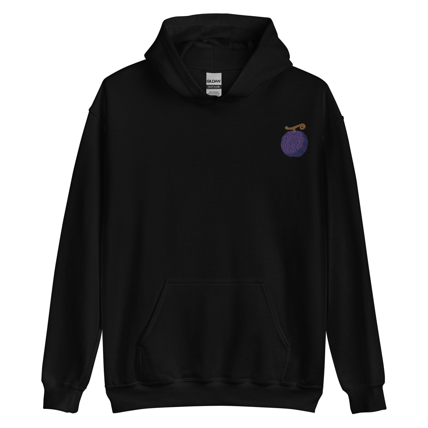 Purple Devil fruits Subtle Anime Clothing Unisex Hoodie