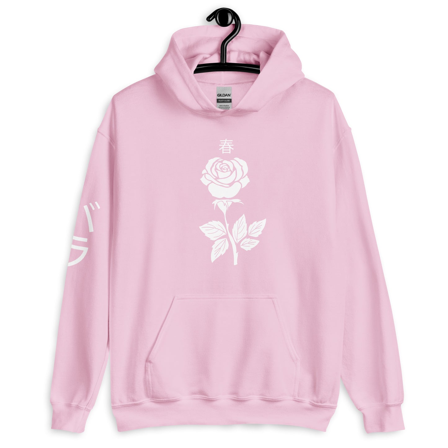 Rose Hoodie for women pocket alternative aesthetic cute women's Rose Flower Tee