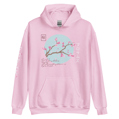 Cherry Blossom hoodie Japanese Cherry Blossoms Aesthetic Sakura Flower Harajuku Streetwear