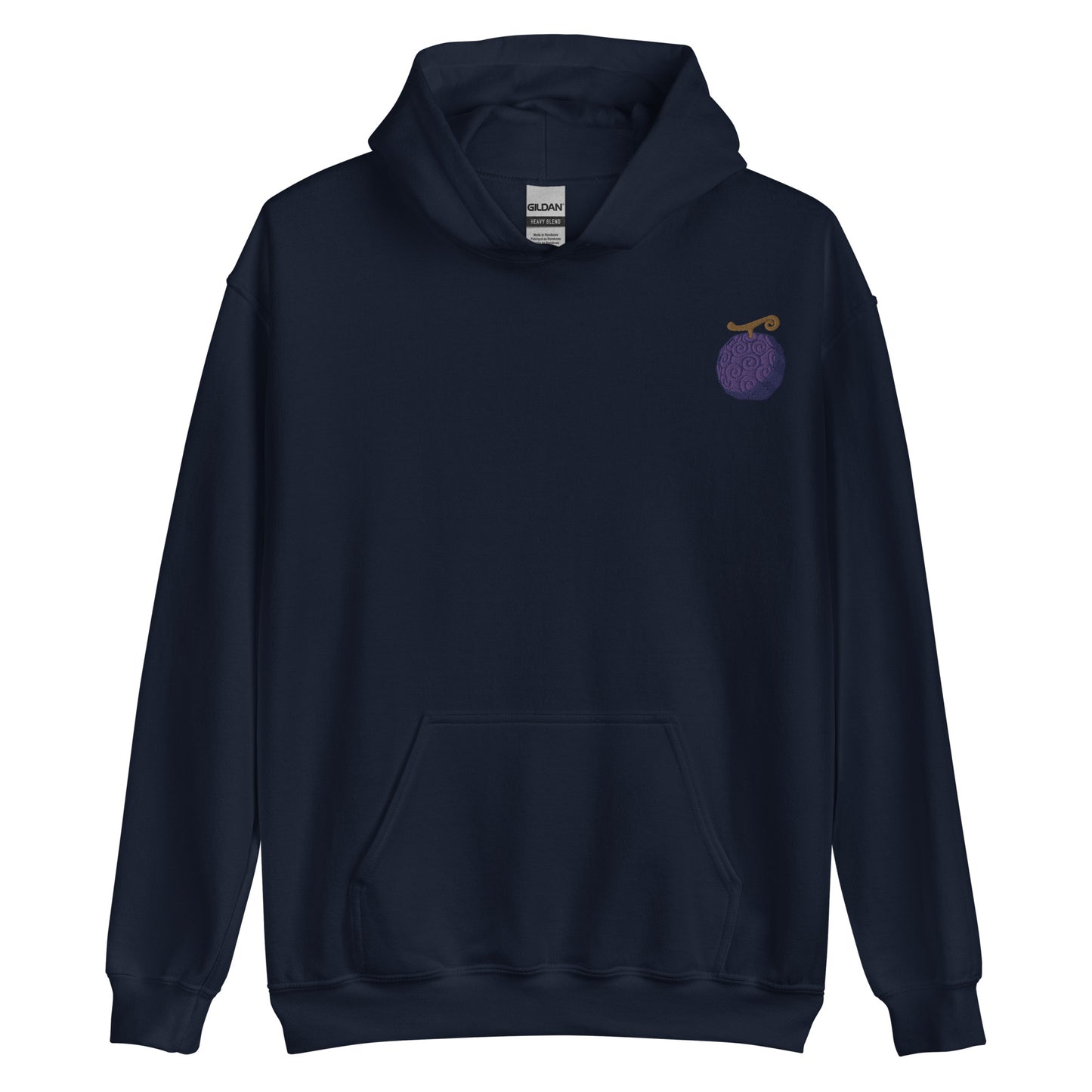 Purple Devil fruits Subtle Anime Clothing Unisex Hoodie