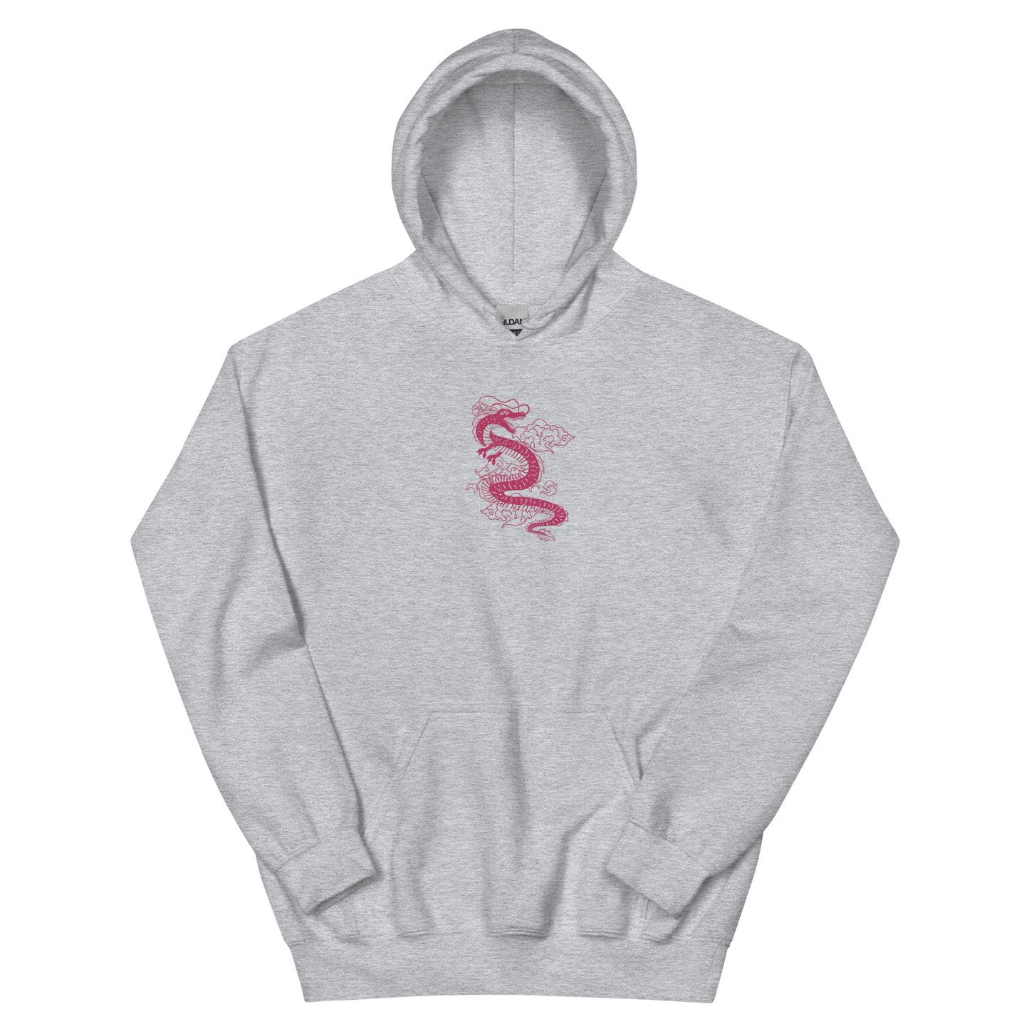 Pink Dragon hoodie Japanese Aesthetic Tattoo Art Kawaii