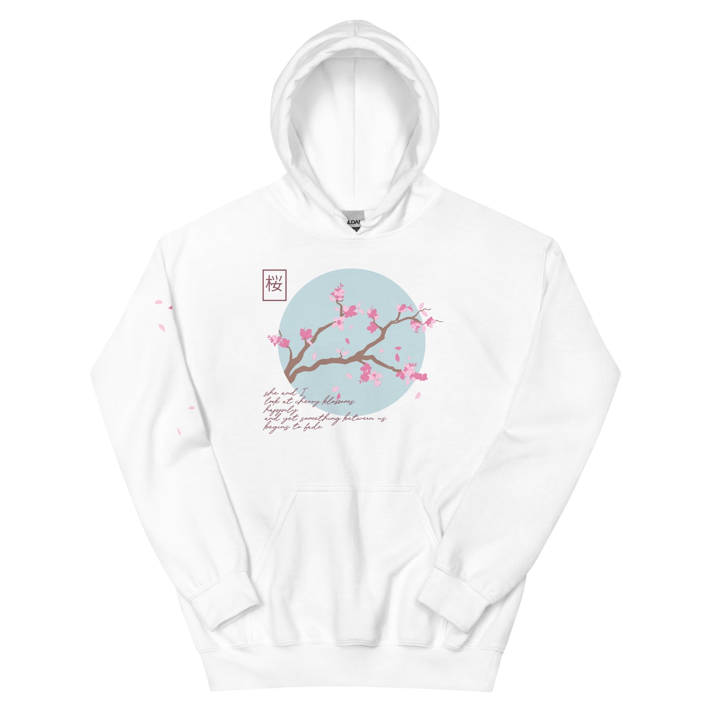 Cherry Blossom hoodie Japanese Cherry Blossoms Aesthetic Sakura Flower Harajuku Streetwear